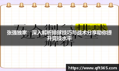 张强独家：深入解析排球技巧与战术分享助你提升竞技水平